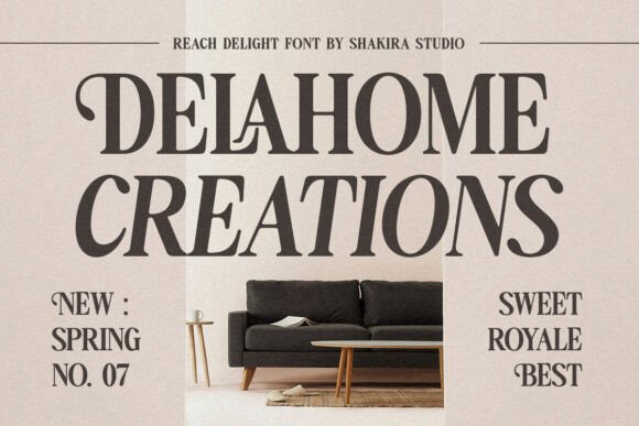 Reach Delight Font PNG with transparent background - Preview 3