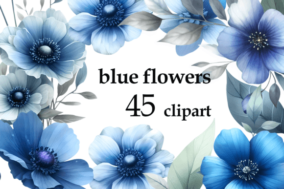 Watercolor Baby Shower Clipart Blue Pink Graphic by DarySmolly ...