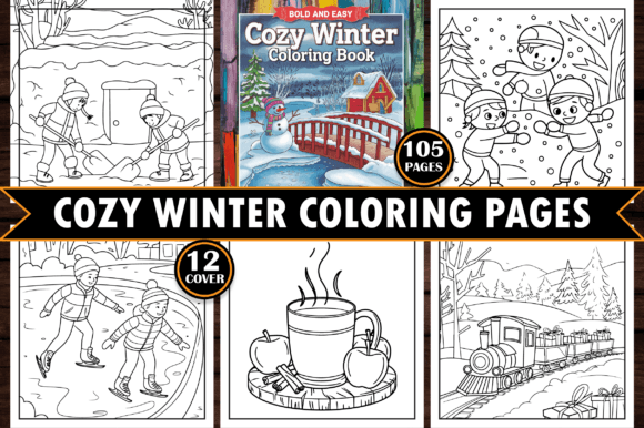 105 Cozy Winter Coloring Pages for Kids