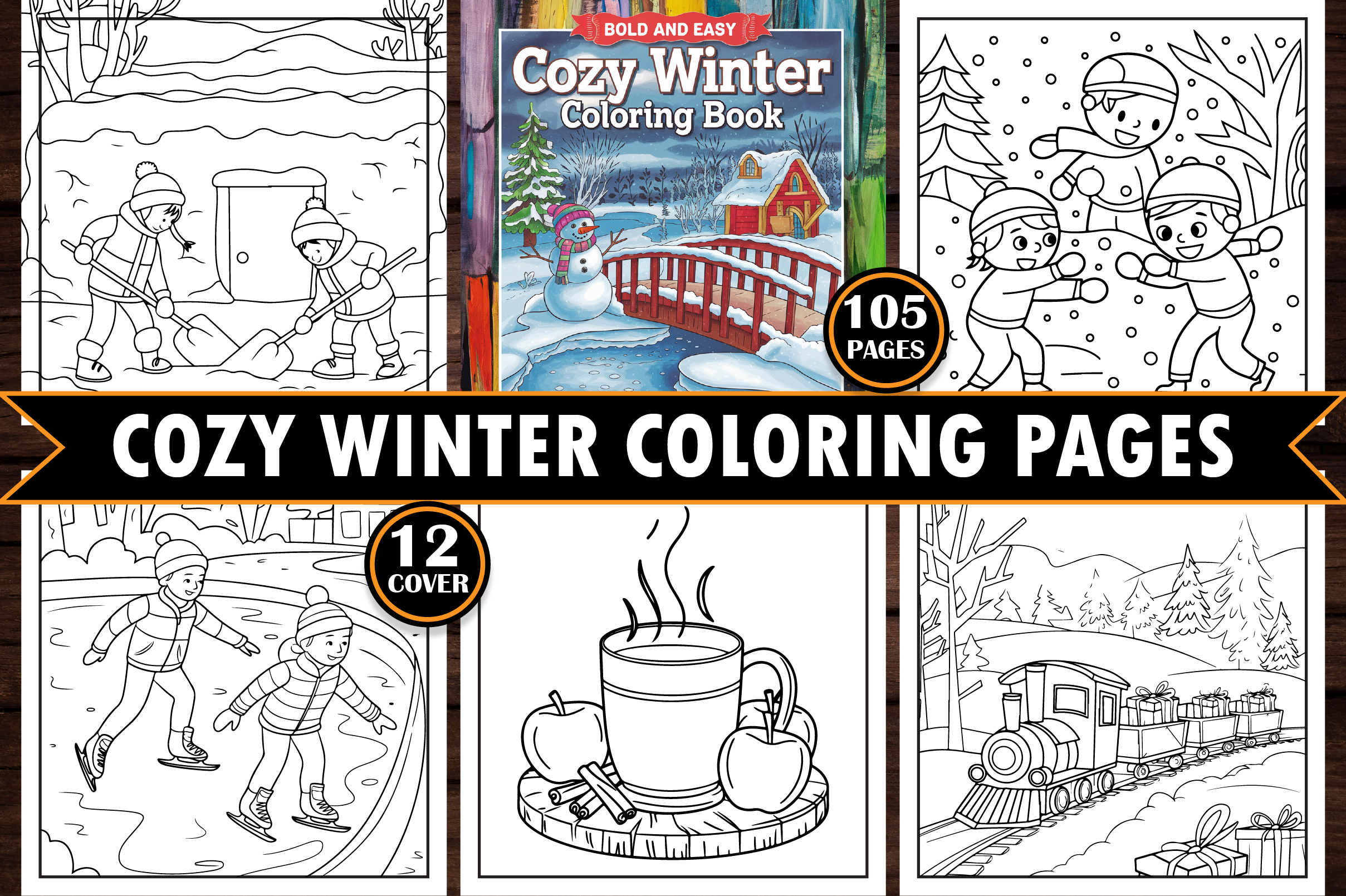 105 Cozy Winter Coloring Pages for Kids