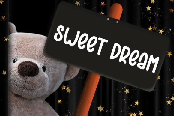 Baby Night Font - Preview 3
