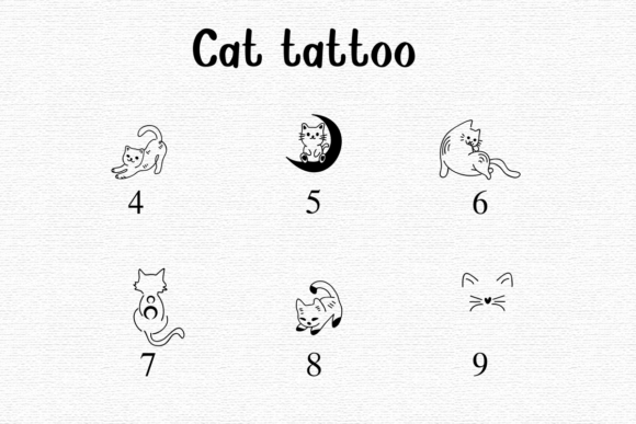 Cat Tattoo Font - Preview 3
