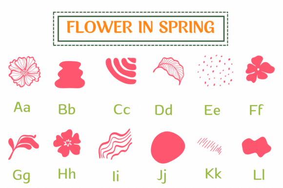 Flower in Spring Font - Preview 1