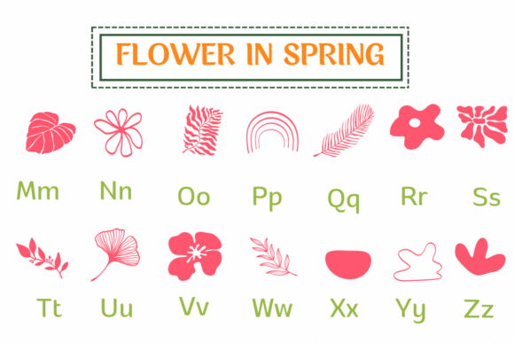 Flower in Spring Font - Preview 2