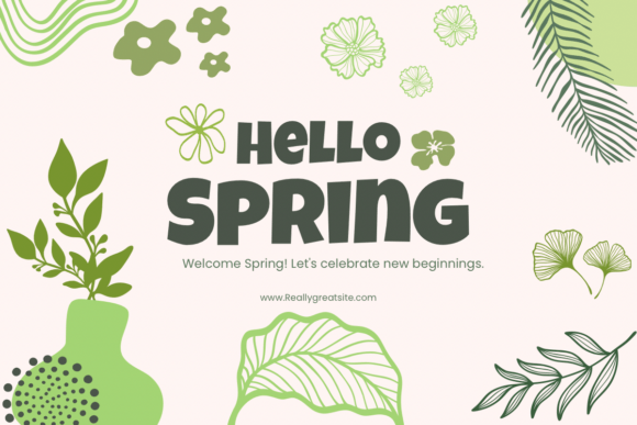 Flower in Spring Font - Preview 6