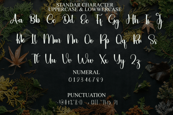 Honey Christmas Font PNG with transparent background - Preview 2