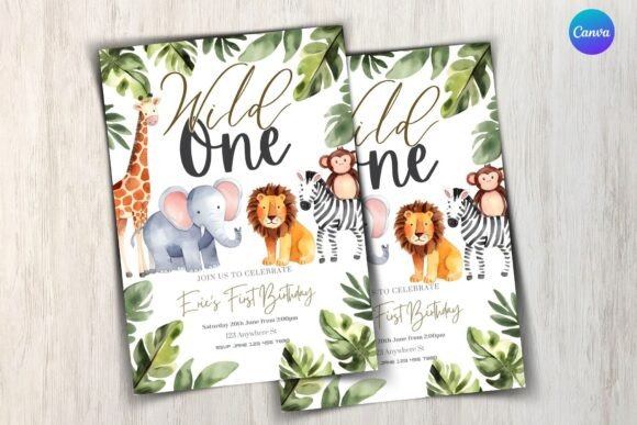 Safari Birthday Invitation