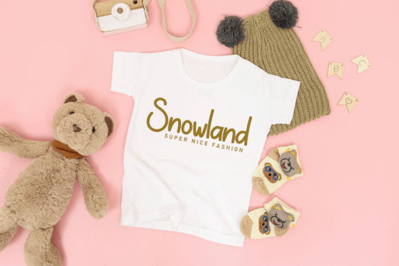Snowday Font PNG with transparent background - Preview 1