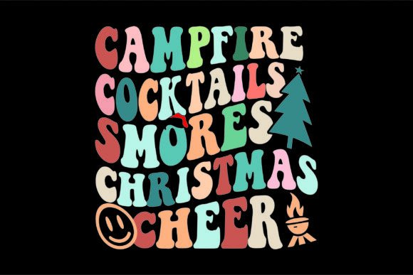 Campfire cocktails smores Christmascheer