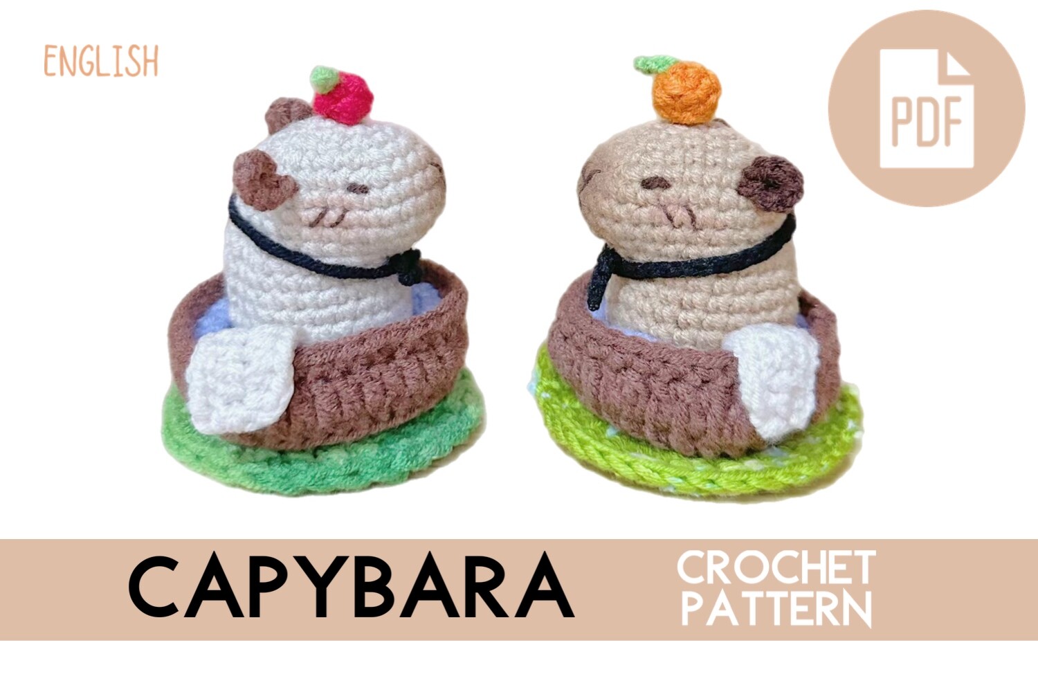 Capybara Crochet Pattern Pdf