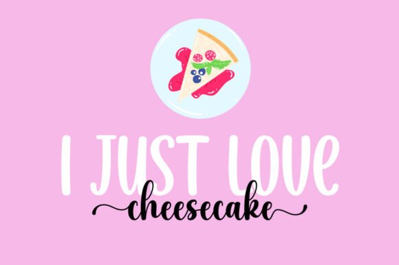 Cheesecake Homemade Duo Font - Preview 1