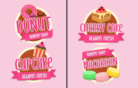 Cheesecake Homemade Duo Font - Preview 6