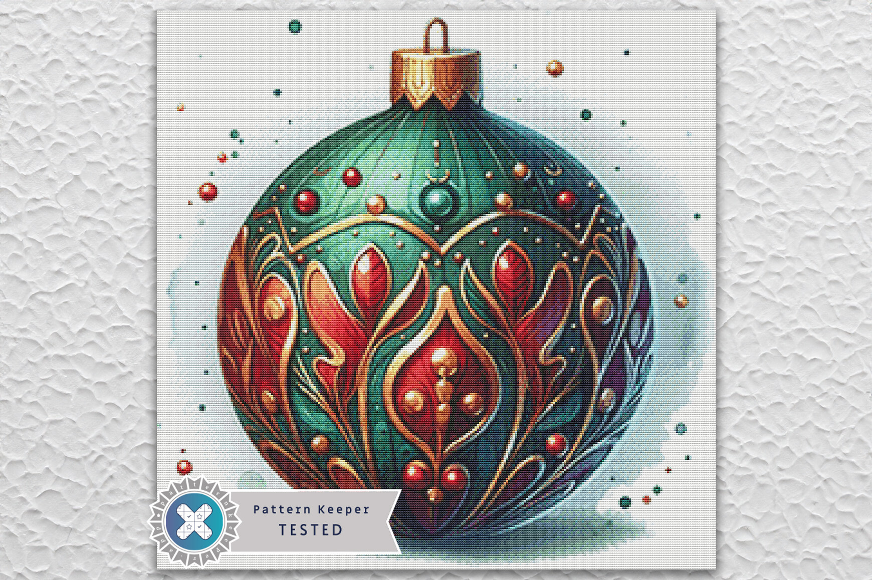 Christmas Modern Cross Stitch Pattern