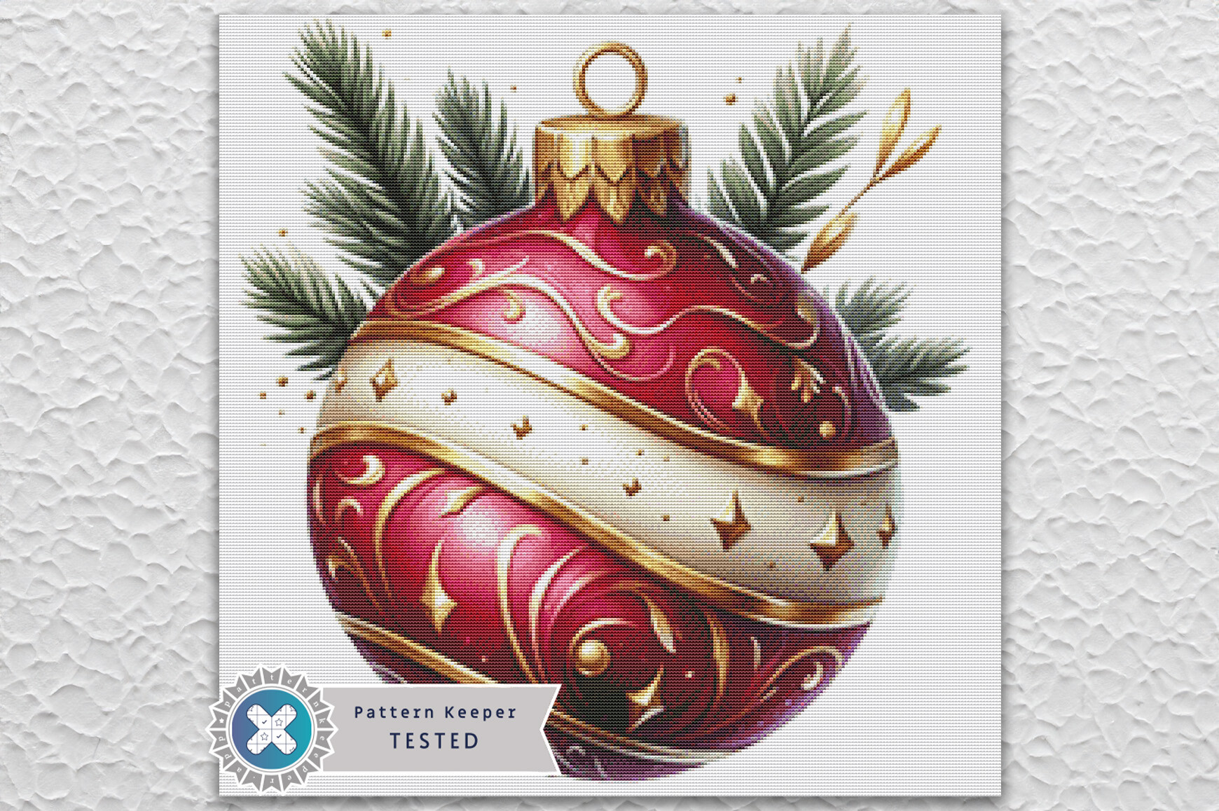 Christmas Modern Cross Stitch Pattern