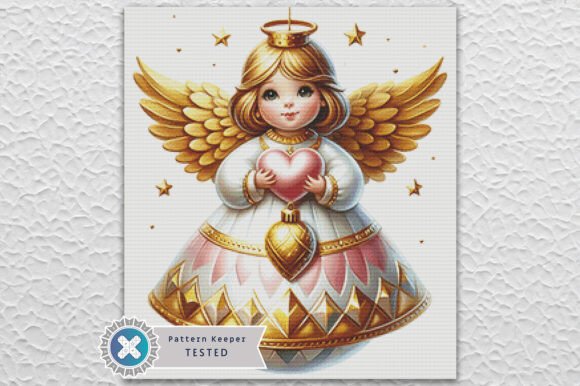 Cross Stitch Pattern Christmas Angel PDF
