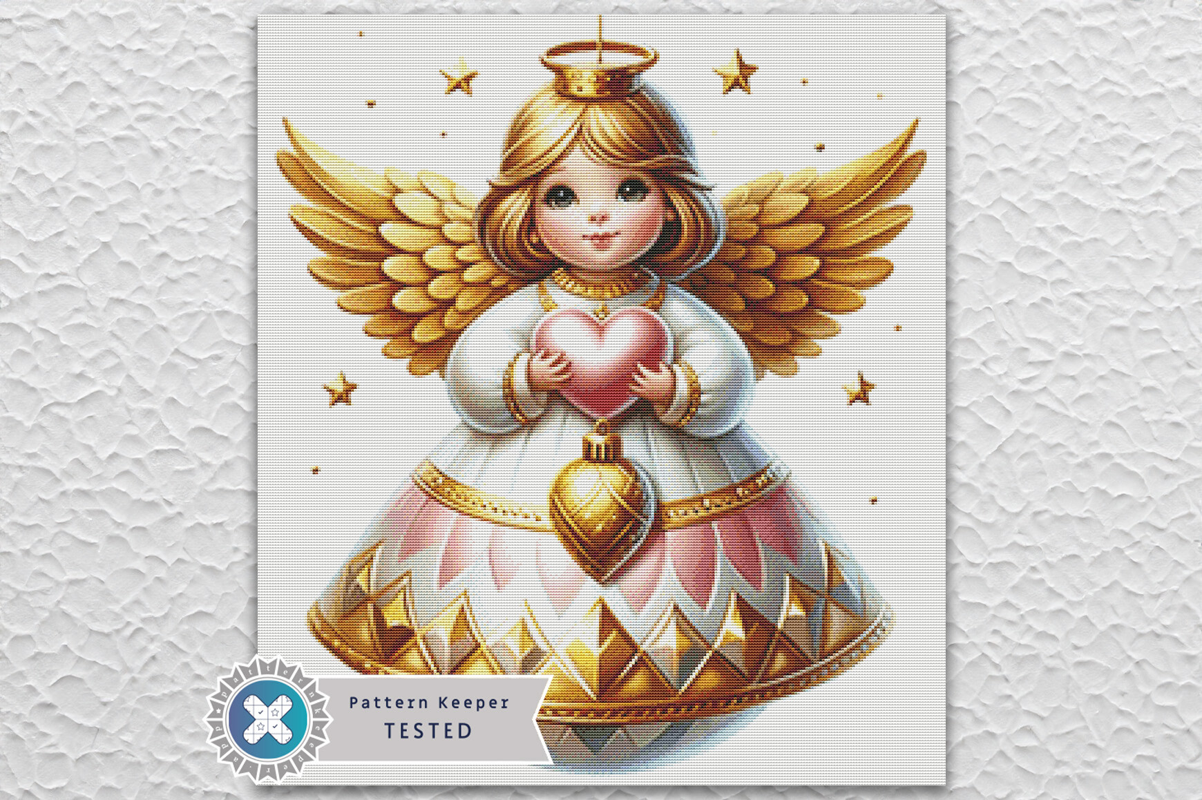 Cross Stitch Pattern Christmas Angel PDF