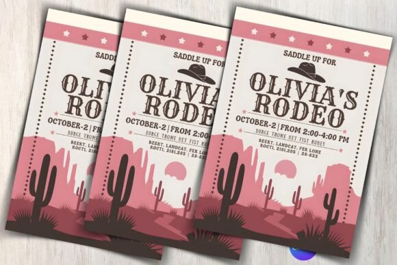 First Rodeo Birthday Invitation