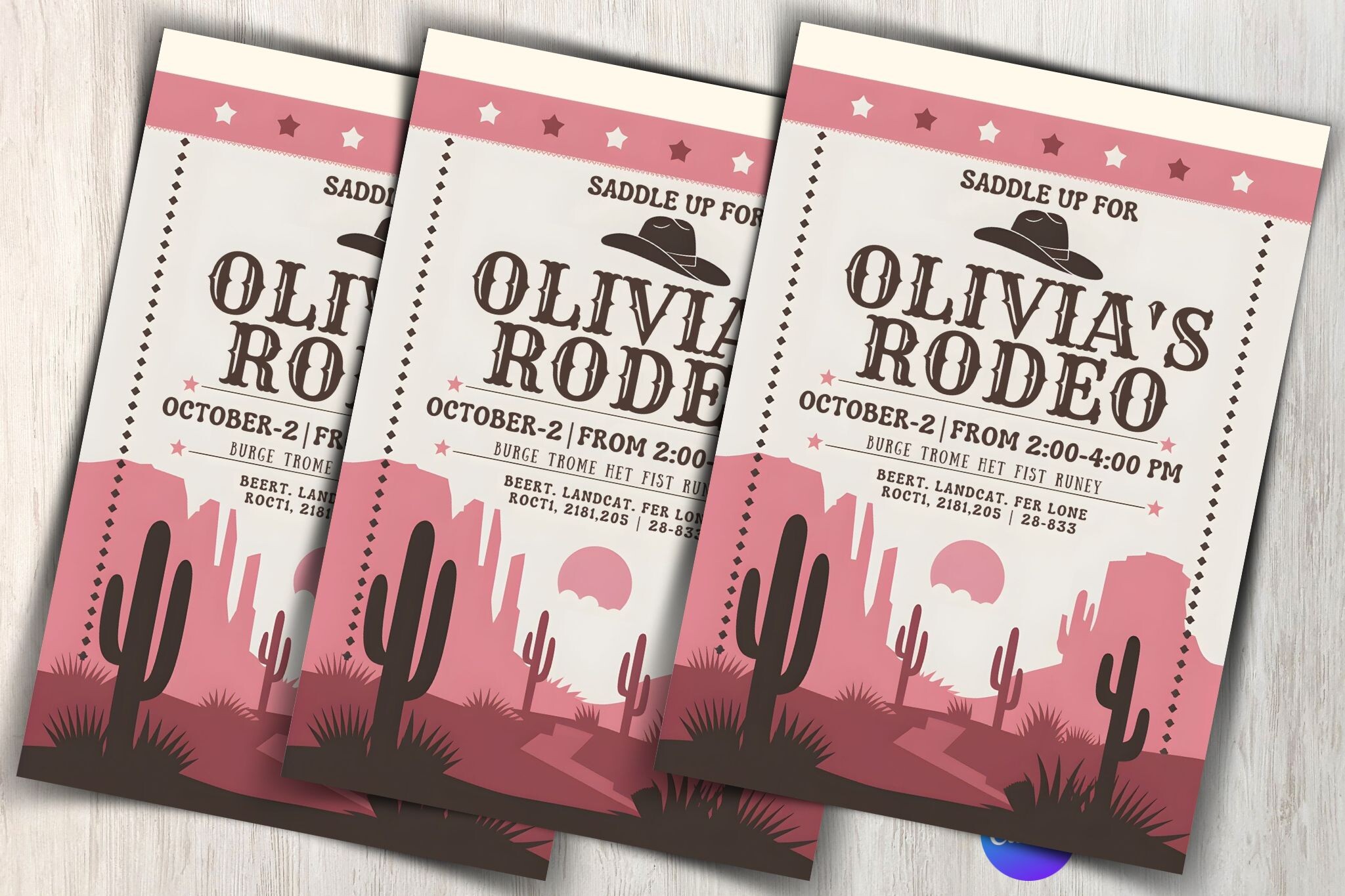 First Rodeo Birthday Invitation