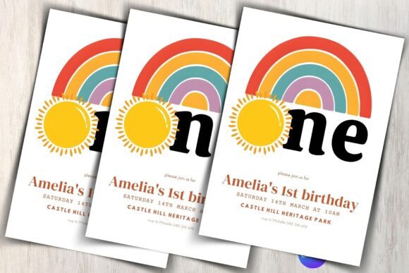 Onederful Birthday Invitation Template