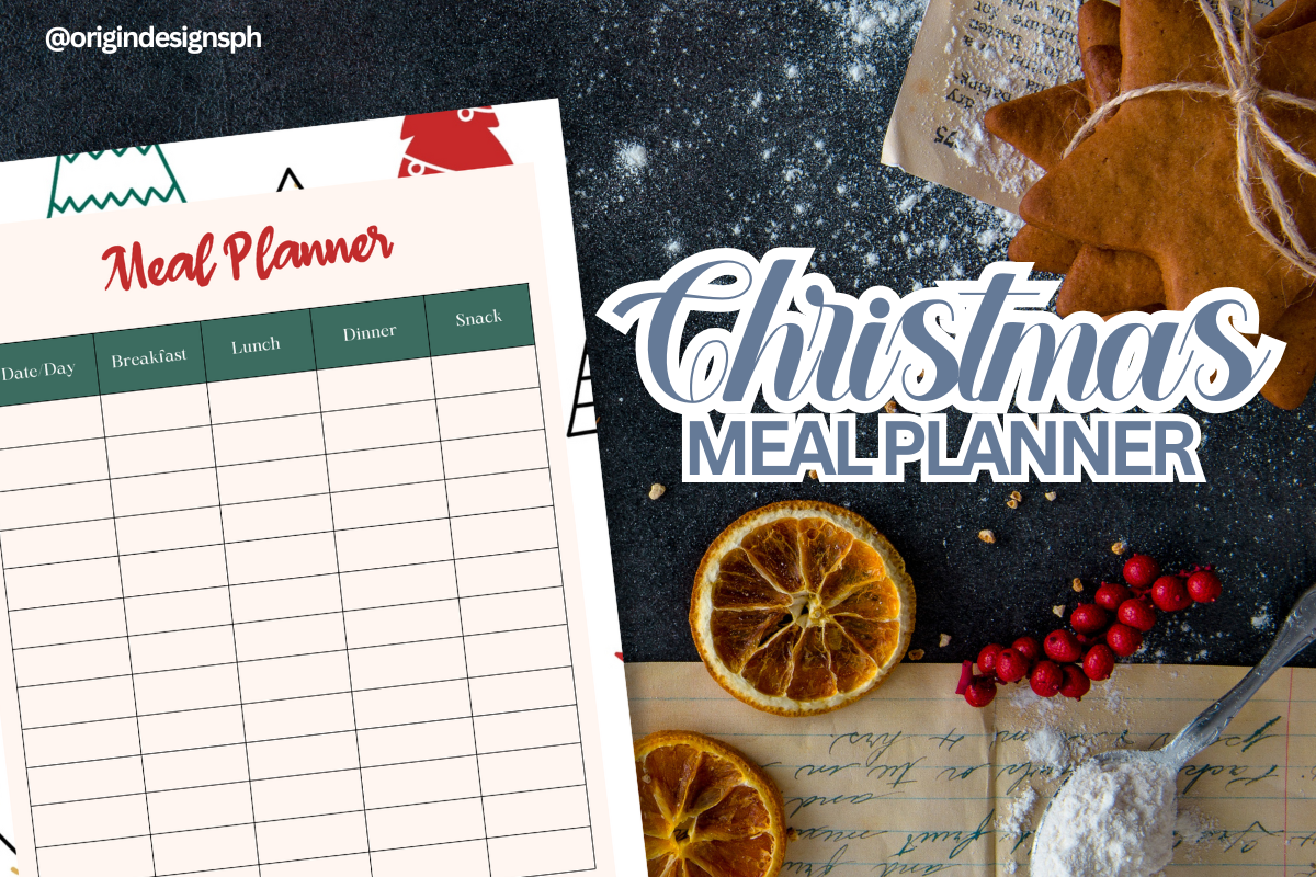 PLR Meal Planner - Christmas