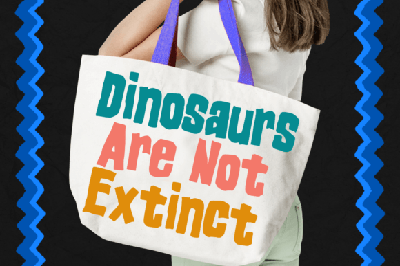 Rough Blocky Font PNG with transparent background - Preview 2