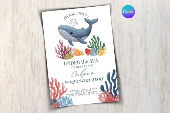 Under the Sea Birthday Invitation