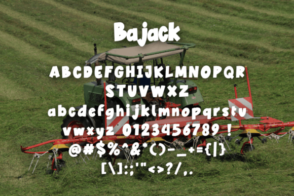 Bajack Font - Preview 1