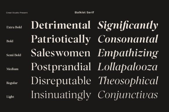 Balkist Font - Preview 3