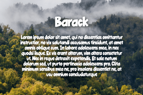 Barack Font - Preview 2