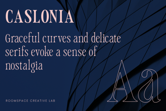 Caslonia Font - Preview 2