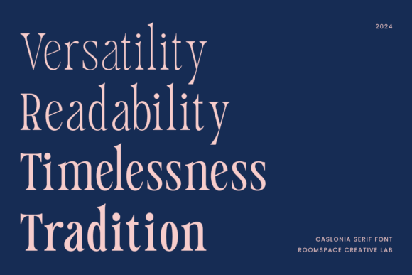 Caslonia Font - Preview 5