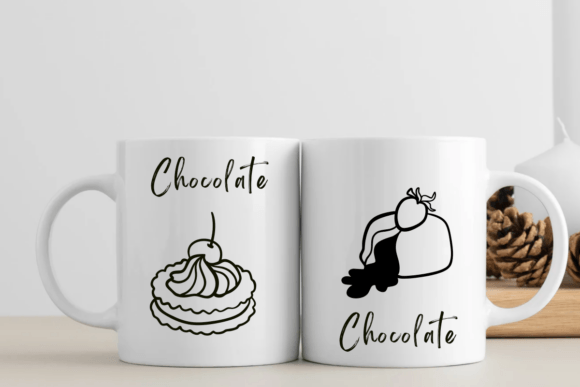 Chocolate Collection Font PNG with transparent background - Preview 6