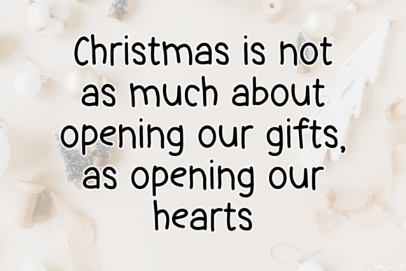 Christmas December Font - Preview 1