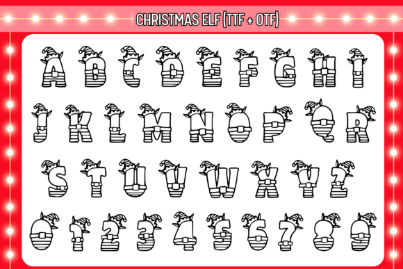 Christmas Elf Font - Preview 1