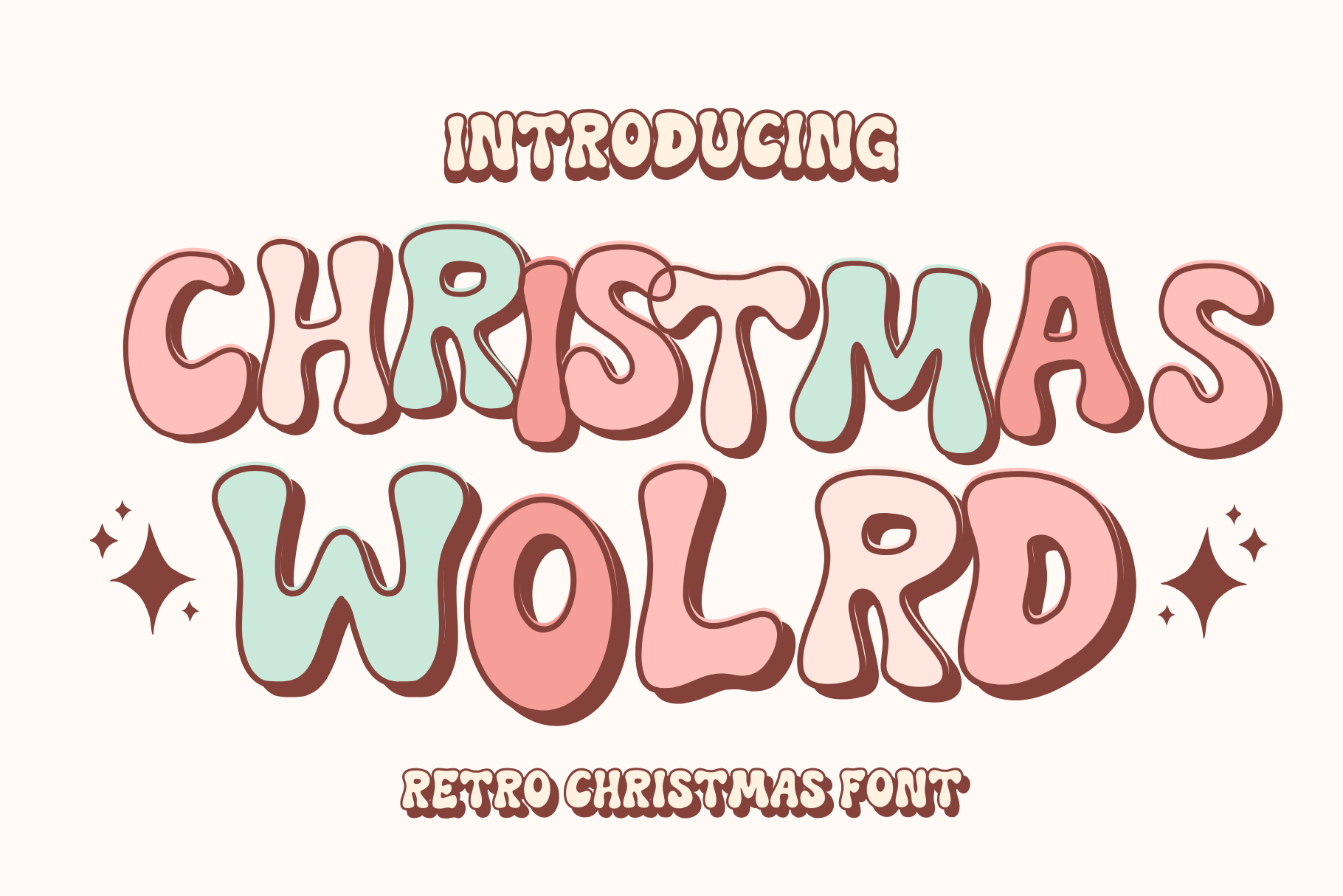 Christmas World Font - photo 1
