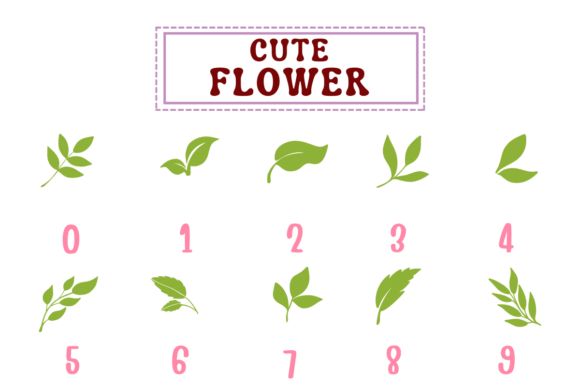 Cute Flower Font - Preview 3