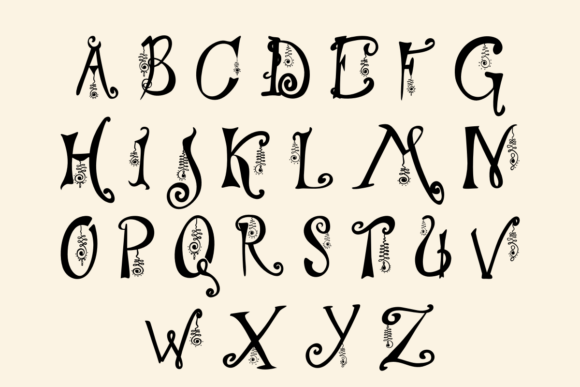 Ear Tattoo Font - Preview 1