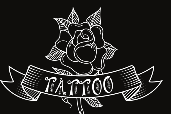 Ear Tattoo Font - Preview 3