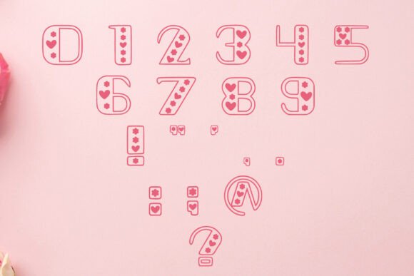 Flower Love Font - Preview 2