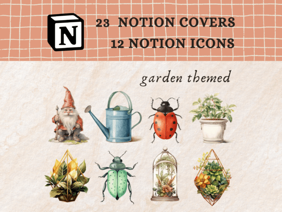Garden Themed Notion Icons