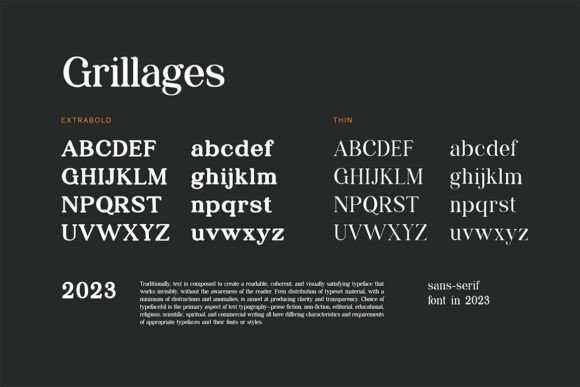 Grillages Font - Preview 6