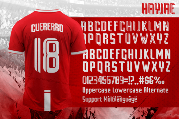 Heyjae Font PNG with transparent background - Preview 4