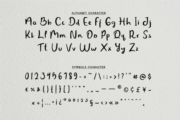 Inkspire Flares Font PNG with transparent background - Preview 1