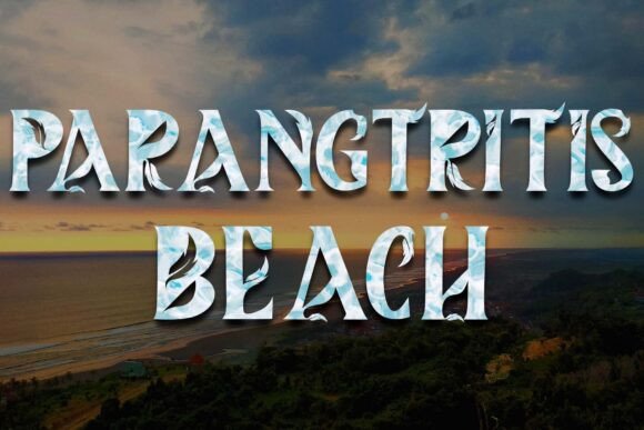 Javanesia Stylish Font PNG with transparent background - Preview 4