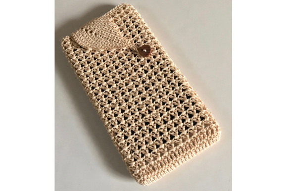 Lacy Leafy Phone Cozy Crochet Pattern