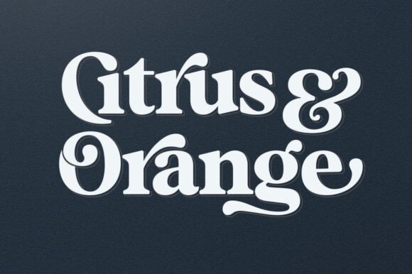 Magnilo Display Font PNG with transparent background - Preview 5