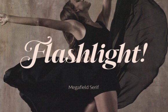 Megafield Font PNG with transparent background - Preview 6