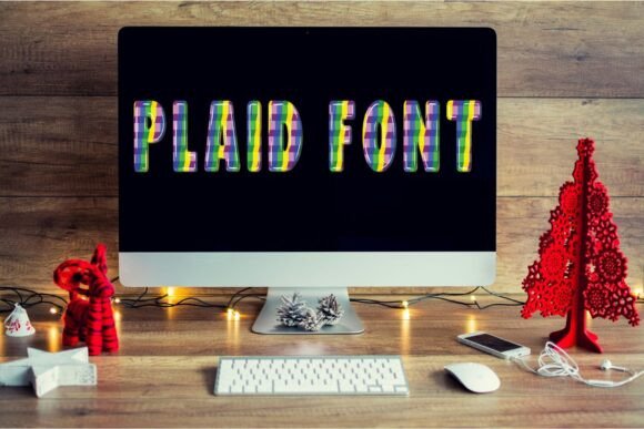 Plaidfont Font PNG with transparent background - Preview 2