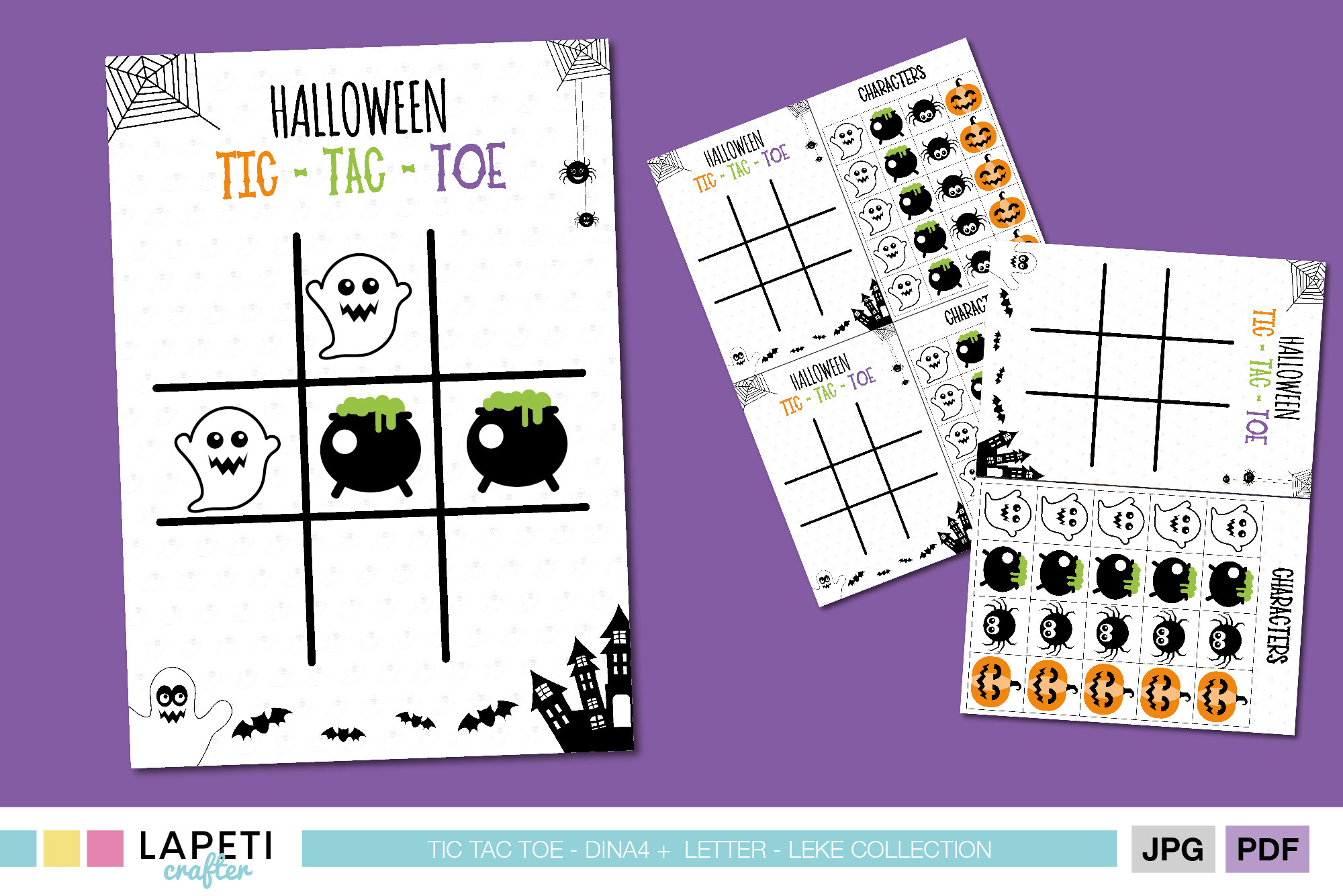 Printable Halloween Tic Tac Toe