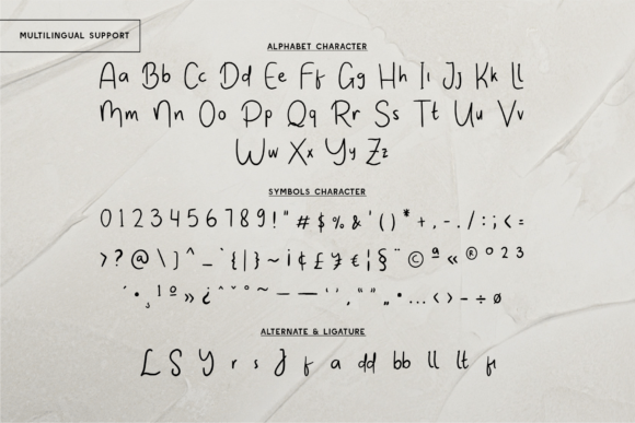 Quirko Penmanship Font PNG with transparent background - Preview 1